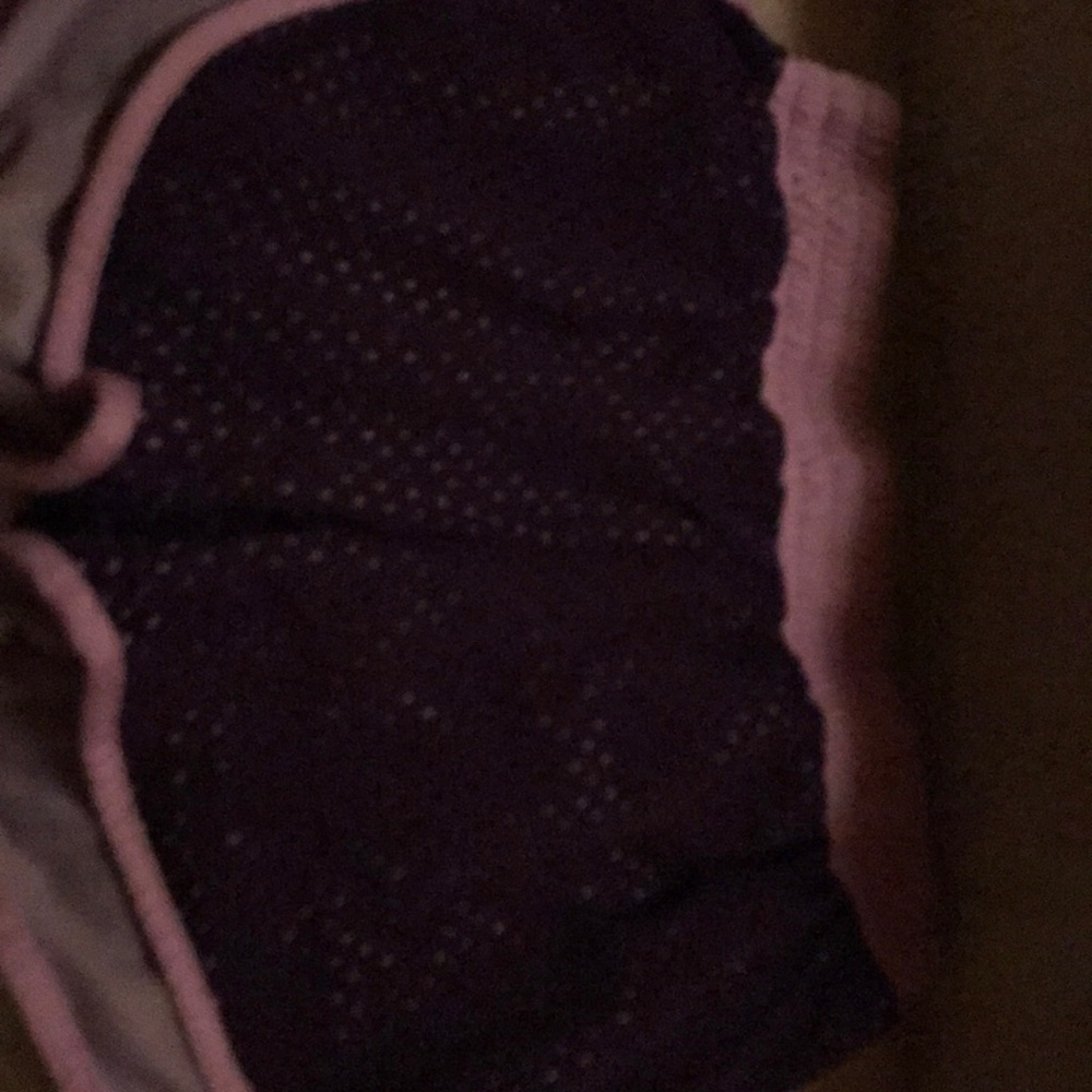 Purple shorts kinda booty short